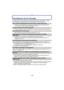 Page 189Otro
- 189 -
Visualización de los mensajes
En algunos casos se visualizarán en la pantalla mensajes de confirmación o de error.
Los principales mensajes se describen a continuación a modo de ejemplo.
[ESTA TARJETA DE MEMORIA ESTÁ PROTEGIDA CONTRA ESCRITURA]
>El interruptor de protección contra escritura de la tarjeta está en la posición [LOCK]. 
Vuelva a mover el interruptor para desbloquearlo.  (P19)
[NO HAY IMAGEN VALIDA PARA MOSTRAR]
>Grabe una imagen o inserte una tarjeta con una imagen grabada y...