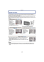 Page 22- 22 -
Preparación
Ajustar el menú
La cámara llega con menús que le permiten fijar los ajustes para tomar imágenes y 
reproducirlas precisamente como usted quiere y menús que le capacitan para disfrutar de 
la cámara y para usarla más fácilmente.
En particular el menú [CONF.] contiene algunos ajustes importantes relacionados con el 
reloj y la alimentación de la cámara. Compruebe los ajustes de este menú ante de usar la 
cámara.
Nota
•
Debido a las especificaciones de la cámara, tal vez no sea posible...