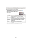 Page 100- 100 -
Avanzadas (Grabar imágenes)
Puede modificar las imágenes o la información de una persona ya registrada. También 
puede eliminar la información de la persona registrada.
1Seleccione [RECONOCE CARA] desde el menú de modo [REC].  (P23)2Toque [MEMORY].3Toque la imagen de la cara a editar o eliminar.
4Toque el detalle.
5Pulse hasta la mitad el botón del obturador para cerrar el menú.
Cambie o elimine la información para una persona registrada
DetalleDescripción de los ajustes
[EDITAR INFO.]
Cambiar la...