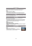 Page 82Avanzadas (Grabar imágenes)
- 82 -
Esto le permite tomar imágenes aún más vivas del color azul del mar, cielo, etc. 
Asimismo, impide la baja exposición de personas bajo la fuerte luz del sol.Nota
•
El ajuste inicial de [MODO AF] es [š].•No toque la cámara con las manos mojadas.•La arena o el agua del mar pueden producir un funcionamiento defectuoso de la cámara. 
Tenga cuidado de que no entre arena ni agua del mar en el objetivo o los terminales.
Esto le permite tomar imágenes que muestran la nieve lo...