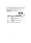 Page 95- 95 -
Avanzadas (Grabar imágenes)
Puede modificar las imágenes o la información de una persona ya registrada. También 
puede eliminar la información de la persona registrada.
1Seleccione [RECONOCE CARA] desde el menú de modo [REC]. (P23)2Toque [MEMORY].
3Toque la imagen de la cara a editar o eliminar.
4Toque el detalle.
5Pulse hasta la mitad el botón del obturador para cerrar el menú.
Cambie o elimine la información para una persona registrada
DetalleDescripción de los ajustes
[EDITAR INFO.]
Cambiar la...