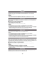 Page 55- 55 -
Grabación
Ajústelo cuando quiere tomar imágenes de escenas deportivas u otros sucesos de 
movimiento rápido.Nota
•
La velocidad del obturador puede bajar a 1 segundo.•Este modo es útil para tomar imágenes de sujetos desde una distancia de 5 m o más.
Esto le permite tomar imágenes de una persona y el fondo con un brillo más parecido al 
de la vida real.
∫ Técnica para el modo de retrato nocturno
•
Uso del flash. (Puede ajustar a [ ].)•Pida al sujeto que no se mueva mientras toma la imagen.
Nota
•Le...