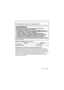 Page 33(SPA) VQT3S29
Información para su seguridad
∫Marca de identificación del producto
Declaración de la exposición de radio frecuencia de FCC
Este equipo cumple con los límites de la exposición de radiación de FCC 
establecidos para un ambiente no cont rolado y cumple con las Pautas de 
exposición de radio frecuencia (RF) de FCC en el suplemento C de OET65.
Este equipo tiene niveles muy bajos de energía RF que se consideran para 
cumplir sin la prueba de la relación de absorción específica (SAR).
Este...