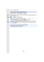 Page 137137
5. Ajustes de calidad de la imagen
Modos Aplicables: 
Ajústelo cuando quiere corregir la reproducci ón del color de las imágenes grabadas en un 
ordenador, impresora, etc.
•
Ajuste a sRGB si no tiene mucha familiaridad con AdobeRGB.•El ajuste está fijado en  [sRGB] en el siguiente caso.
–Cuando graba imágenes en movimiento
Ajustar el espacio del color ([Espacio color])
>[Rec] > [Espacio color]
[sRGB] El espacio de color se ajusta al sRGB.
Se usa mucho en un equipo conectado a un ordenador.
[AdobeRGB]...