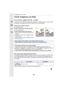 Page 201201
9. Estabilizador, zoom y flash
Tomar imágenes con flash
Modos Aplicables: 
Con el flash incorporado se pueden tomar im ágenes en lugares oscuros o ajustar todo el 
contraste de una imagen al iluminar el objetivo con un fondo brillante
∫ Abrir/cerrar el flash integrado
A Para abrir el flash
Deslice la palanca de apertura del flash.
BPara cerrar el flash
Presione el flash hasta que haga clic.
•Cerrar el flash de forma forzosa puede dañar 
la cámara.
•Asegúrese de cerrar el flash integrado cuando 
no...
