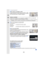 Page 251251
12. Uso de la función Wi-Fi
∫Esta unidad es compatible con NFC
Al usar la función NFC “ Near Field Communication ”, puede 
transferir fácilmente los datos necesarios para una conexión 
Wi-Fi entre esta cámara y el teléfono inteligente.
∫ Acerca del indicador de conexión Wi-Fi
∫ Acerca del botón [Wi-Fi]
Mantenga pulsado [Wi-Fi] antes de conectar a Wi-Fi 
(Cuando se conecte a un teléfono inteligente)
•
Aparece la información necesaria para conectar el teléfono inteligente 
a este dispositivo (el código...