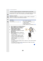 Page 259259
12. Uso de la función Wi-Fi
Al usar la función NFC “ Near Field Communication ”, puede transferir fácilmente los datos 
necesarios para una conexión Wi-Fi entre esta cámara y el teléfono inteligente.
1Inicie “ Image App ” en su teléfono inteligente.2Mientras aparece  [ ]  en la pantalla del 
teléfono inteligente, toque el teléfono 
inteligente [ ] de la cámara.
3Cuando aparece la pantalla de 
confirmación de la conexión en la cámara, 
seleccione [Sí].
4Toque de nuevo el teléfono inteligente en 
[ ]...