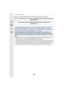 Page 27812. Uso de la función Wi-Fi
278
Haga clic en los siguientes elementos para saltar al comienzo de cada menú.
•
Las imágenes cargadas al servicio web no se pueden visualizar o eliminar con esta cámara. 
Revise las imágenes al acceder al servicio web con su teléfono inteligente u ordenador.
•Si falla el envío de imágenes, un correo electrónico de informe que describe la falla se enviará 
a la dirección de correo electrónico registrada con “LUMIX CLUB”.
•Las imágenes pueden contener información que se puede...