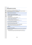Page 343343
14. Otro
Búsqueda de averías
Pruebe primero con el siguiente procedimiento  (P343–359) .
•
La batería está agotada. > Cargue la batería.
•Si deja la cámara encendida, la batería se agotará.
> Apague la cámara a menudo usando el [Ahorro], etc.  (P51)
•¿Está habilitada la operación vinculada de VIERA Link?
> Si no está usando VIERA Link, ajuste [VIERA link] a [OFF].  (P53)
•Inserte completamente la batería de forma segura. (P28)
•¿Se está utilizando una conexión Wi-Fi por un período largo de tiempo?...