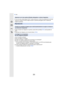 Page 35014. Otro
350
•El visor de esta unidad adopta OLED. Puede producirse un efecto de pantalla/visor quemado 
cuando se muestra la misma imagen durante un periodo prolongado, pero no afecta las 
imágenes grabadas.
•Puede visualizar las imágenes sin girarlas cuando [Girar pantalla]  (P243) está ajustado en 
[OFF].
•Puede girar las imágenes con la función [Girar].  (P243)
•¿Hay una tarjeta insertada?•¿Hay una imagen en la tarjeta?•¿Es ésta una imagen o carpeta que se procesó en el ordenador? 
De serlo, no puede...