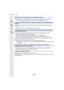 Page 355355
14. Otro
•Las imágenes en el servicio WEB no se pueden guardar (descargadas) en esta unidad. 
> No elimina las imágenes cargadas, y hace una copia de seguridad de ellas.
•Las imágenes cargadas al servicio WEB no pueden ser visualizadas o eliminadas por esta 
unidad.
> Realice la tarea con un teléfono inteligente u ordenador.
•La imagen no se puede transmitir cuando el indicador de la batería parpadea en rojo.
•¿El tamaño de la imagen es demasiado grande?
> Reduzca el tamaño de la imagen en [Tamaño]...