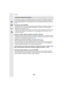 Page 36414. Otro
364
Si se ajusta un nombre o un cumpleaños para la función [Config. Perfil]/reconocimiento de 
la cara, esta información personal se mantiene en la cámara y se graba en la imagen.
Se recomienda establecer una contraseña de Wi-F i para proteger la información personal. 
(P298)
Descargo de responsabilidad
•
La información que contiene datos personales puede modificarse o desaparecer debido a una 
operación errónea, a un efecto de electricidad estática, un accidente, un funcionamiento 
defectuoso,...