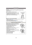 Page 122Avanzadas (Grabar imágenes)
- 122 -
Puede registrar información como nombres y cumpleaños para caras de hasta 
6 personas.
Puede facilitarse el registro tomando va rias imágenes de cada persona. (hasta 
3 imágenes/registro)
Ajustes de la cara
∫ Punto de grabación al registrar las caras
•
Cara desde la parte frontal con ojos abiertos y boca cerrada, 
asegurándose de que el contorno de la cara, ojos o cejas no 
está cubierto con pelo mientras se registra.
•Asegúrese de que no hay demasiadas sombras en la...