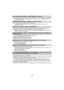Page 218Otro
- 218 -
[ERR. EN MEMORIA INTERNA ¿FORMAT MEMORIA INTERNA?]
•
Este mensaje se visualizará cuando haya formateado la memoria integrada en el ordenador.> Formatee de nuevo la memoria integrada en la cámara.  (P39) Los datos en la memoria 
integrada se borrarán.
[ERROR TARJETA DE MEM. ¿FORMATEAR ESTA TARJETA?]
•
Es un formato que no se puede usar con esta unidad. > Formatee de nuevo la tarjeta con la cámara después de guardar los datos en un 
ordenador, etc.  (P39)
[APAGUE LA CAMARA Y VUELVA A...