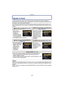 Page 27- 27 -
Preparación
Ajustar el menú
La cámara llega con menús que le permiten fijar los ajustes para tomar imágenes y 
reproducirlas precisamente como usted quiere y menús que le capacitan para disfrutar de 
la cámara y para usarla más fácilmente.
En particular el menú [CONF.] contiene algunos ajustes importantes relacionados con el 
reloj y la alimentación de la cámara. Compruebe los ajustes de este menú ante de usar la 
cámara.
Nota
Debido a las especificaciones de la cámara,  tal vez no sea posible...
