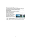 Page 67- 67 -
Avanzadas (Grabar imágenes)
∫Visualización fuera del encuadre
La información de la grabación se visualiza en los bordes del fondo y derecho de la 
pantalla. Por lo tanto, cuando toma las imágenes puede concentrarse en el sujeto sin 
verse obstaculizado por la información visualizada en la pantalla.
∫ Prioridad del monitor
Cuando [REP EN LCD] se ajusta a [ON] en el menú [CONF.]  (P36), el monitor LCD se 
enciende al cambiar del modo de grabación al de reproducción.
Puede guardar el tiempo que...