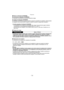 Page 16Preparación
- 16 -
∫Sobre el indicador [CHARGE]
Se enciende el indicador [CHARGE]:
El indicador [CHARGE] se enciende durante la carga.
Se apaga el indicador [CHARGE]:
El indicador [CHARGE] se apaga cuando la ca rga se completó sin problema. (Desconecte 
el cargador del tomacorriente y separe la batería cuando la carga está completa.)
•
Cuando parpadea el indicador [CHARGE]–La temperatura de la batería es demasiado alta o baja. Se recomienda cargar la batería 
nuevamente en una temperatura ambiente entre...