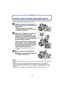 Page 19- 19 -
Preparación
Insertar y quitar la tarjeta (opcional)/la batería
•Apague la fuente de alimentación [OFF] y compruebe que el cilindro del objetivo esté retraído.•Le recomendamos utilizar una tarjeta de Panasonic.
Desplace la palanca del disparador en la 
dirección de la flecha y abra la tapa de la 
tarjeta/batería.
•Utilice siempre baterías de Panasonic.•Si utiliza otras baterías, no podemos garantizar 
la calidad de este producto.
Batería: Con cuidado con la orientación 
de la batería, insértela...
