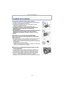 Page 5- 5 -
Antes de usar el dispositivo
Antes de usar el dispositivoCuidado de la cámara
No exponga a vibración fuerte, golpe o presión.
•La lente, el monitor LCD o la carcasa externa se pueden dañar si 
se utilizan en las siguientes condiciones. 
Es posible que funcionen mal o que no se grabe la imagen.
–Haga caer o golpee la cámara.–Presione fuertemente en la lente o el monitor LCD.•Al trasladar la cámara o usar la función de reproducción, 
asegúrese de que la lente esté en la posición de 
almacenamiento....