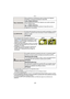 Page 55- 55 -
Básico
•La posición MF se memorizará en los siguientes casos:–Apagar la cámara–Cuando se cambia a un tipo de enfoque que no es el enfoque manual–En modo de reproducción•El zoom se ajustará hasta gran angular cuando [REANUDACIÓN ZOOM] se ajuste en [OFF].•Cuando [REANUDACIÓN E.M.] se ajusta en [OFF], la posición MF será la distancia enfocada 
al momento de grabar en enfoque manual.
•Las posiciones MF y MF reanudadas pueden ser diferentes según las condiciones de 
grabación.
 [VI. RESTANTE]
Ésta...