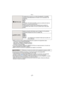 Page 57- 57 -
Básico
•[REPR. AUTO] se activa independientemente de su ajuste en los siguientes casos.–Cuando se usa el muestreo automático–[FOT. NOC. A MANO] en [RETRATO NOCT.]–[RÁFAGA DE FLASH] en el Modo de escena–Durante el modo de ráfaga•En el modo automático inteligente o [MARCO FOTO] en el modo de escena, la función de 
revisión automática está fijada en [2SEC.].
•[REPR. AUTO] no funciona en la grabación de imagen en movimiento.
•El número de la carpeta se actualiza y el número de archivo inicia desde...