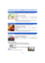 Page 122- 122 -
Grabación
Este efecto difumina la imagen completa para dar sensación de 
suavidad.
Este efecto transforma puntos de luz en efecto de estrella.
Este efecto deja un solo color que enfatiza la fuerza de una imagen.
[Enfoque suave]
Elementos que se pueden fijan
Medida del 
desenfoqueDesenfoque débil
Desenfoque fuerte
Nota
•La visualización de la pantalla de grabación se retrasará más de lo usual y 
la pantalla se verá como si los cuadros se cayeran.
[Filtro de estrellas]
Elementos que se pueden...
