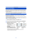 Page 161- 161 -
Reproducción/Edición
Uso del menú [Repr.]
Puede configurar las imágenes para que se carguen en los sitios para compartir imágenes y 
puede realizar una edición como cortar las imágenes  grabadas, y configurar la protección de 
las imágenes grabadas, etc.
•
Con [Impr. car.], [Camb. tam.], [Recorte] o [Nivelación], se crea una nueva imagen editada. No se 
puede crear una nueva imagen si no hay espacio libre en la memoria integrada o en la tarjeta, así 
que recomendamos comprobar si hay espacio...