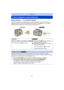 Page 97- 97 -
Grabación
Tomar imágenes a poca distancia
Modos aplicables: 
Este modo le permite tomar imágenes de un sujeto a distancia corta, por ejemplo tomar 
imágenes de flores. Puede tomar imágenes de un sujeto a una distancia de 1 cm desde el 
objetivo girando la palanca del zoom encima de Gran angular (1 k).
Use este ajuste para acercarse al sujeto y luego ampliar más cuando toma la imagen.
Puede tomar una imagen con el zoom digital hasta 3 k mientras mantiene la distancia hasta el 
sujeto para la...