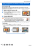Page 101101
Modo de grabación
Toma de imágenes con efectos de imagen diferentes   
(modo Control creativo)
Modo de grabación: 
Este modo graba con efectos de imagen adicionales. Puede ajustar los efe\
ctos que 
deben aplicarse en una imagen seleccionando una imagen de ejemplo y comp\
robándola 
simultáneamente en la pantalla.
1Ajuste el disco de modo en [  ]Pantalla de vista previa
2Presione   para seleccionar el efecto 
de la imagen (filtros)
 • También puede seleccionar los efectos de la imagen 
(filtros)...