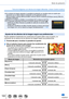Page 102102
Modo de grabación
Toma de imágenes con efectos de imagen diferentes  (modo Control creativo) 
 ●En el efecto de imagen siguiente, la pantalla de grabación se visuali\
za como un cuadro que 
desciende con un ligero retraso comparado con la grabación normal.
[Monocromático rugoso], [Monocromático sedoso], [Efecto miniatura], [Enfoque suave], [Filtro de 
estrellas], [Soleado]
 ●[Balance b.] se fijará en [AWB ] y la sensibilidad ISO se fijará en [AUTO]. ●Los siguientes elementos del menú se pueden...
