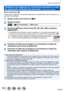 Page 108108
Modo de grabación
Grabación de imágenes en movimiento ajustando el valor 
de apertura/la velocidad del obturador  
(modo Película creativa)
Modo de grabación: 
Puede grabar imágenes en movimiento ajustando manualmente el valor de\
 apertura y la 
velocidad del obturador.
1Ajuste el disco de modo en [  ]
2Ajuste el menú
 →  [Im. movimiento] → [Modo exp.]
3Presione   para seleccionar [P], [A], [S] o [M] y presione 
[MENU/SET]
 • La operación para cambiar el valor de apertura o la velocidad del obt\...