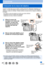 Page 2020
PreparativosColocación de la visera del objetivo
Cuando se graba bajo una luz intensa, pueden producirse reflexiones irre\
gulares en el 
objetivo. La visera del objetivo reduce la inclusión de luz no desead\
a en las imágenes 
grabadas y reduce el contraste. También elimina el exceso de luz y mejora la calidad de 
la imagen.
 • No sujete la visera del objetivo de modo que pueda doblarse. • Asegúrese de que la cámara esté apagada. • Asegúrese de cerrar el flash de antemano.
1Alinee la marca de...