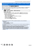 Page 191191
Funciones para sujetos y propósitos específicos
Desactivación de los pitidos y del flash al mismo tiempo  
[Modo silencioso]
Modo de grabación: 
Este modo es útil cuando se toman imágenes en un entorno tranquilo\
 o en instalaciones 
públicas, o cuando se tomen imágenes de un sujeto tal como un bebé\
 o un animal.
1Ajuste el menú
 →  [Personalizar] → [Modo silencioso]
Ajustes: [ON] / [OFF]
 • Este modo silenciará los pitidos, ajuste el flash en [  ] (flash desactivad o a 
la fuerza) y desactive la...