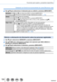 Page 194194
Funciones para sujetos y propósitos específicos
Grabación con función de reconocimiento de caras [Reconoce cara] 
4Use   para seleccionar el elemento para su edición y presione [MENU/SET]
[Nombre]Use  para seleccionar [SET] y presione [MENU/SET]Introduzca el nombre (consulte “Introducción de texto”: (→75))
[Edad] Ponga la fecha de nacimiento.
Use  para seleccionar [SET] y presione [MENU/SET]Use   para seleccionar el año, el mes y el día, ajústelos con   y 
presione [MENU/SET]
[Agre. imá.] Se pueden...