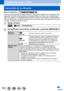 Page 199199
Estabilizador, zoom y flashCorrección de la vibración
Modo de grabación: 
Detecta automáticamente e impide vibración. Para grabar imágene\
s en movimiento, está 
disponible la función del estabilizador de imagen híbrida de 5 eje\
s. Usa el estabilizador 
óptico del objetivo y el estabilizador electrónico del sensor de l\
a cámara. Corrige distintos 
tipos de vibraciones, incluyendo aquellos que se producen durante la gra\
bación de zoom 
y cuando se graba mientras se anda.
1Ajuste el menú
 →  [Rec] →...