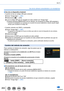 Page 265265
Wi-Fi
Uso de la cámara conectándola a un smartphone
 ■Uso de un dispositivo Android
 • Cuando se lea un código QR para conectar
Inicie  “Image App” (→260)
Seleccione [  ] → [OK]
Lea el código QR que se muestra en esta unidad con “Image App”.
(Cuando presione [MENU/SET] en la cámara, se mostrará el código QR ampliado.)
 • Cuando el smartphone se conecta con un punto de acceso inalámbrico, p\
uede requerir algún 
tiempo para visualizar el código QR.
 • Cuando conecte con SSID y contraseña
Inicie...