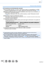 Page 295295
Wi-Fi
Acerca de las conexiones
 ■Al conectarse con [Introducción manual]
En la pantalla del paso 1 de “Si no está seguro sobre la compatibilidad con WPS 
(conexión mediante [Buscar en Lista ])”, seleccione [Introducción manual] (→294).
Escriba el SSID del punto de acceso inalámbrico con el que se va a co\
nectar y, a 
continuación, seleccione [Ajuste].
 • Para obtener información sobre cómo escribir caracteres, consulte \
“Introducción de texto” 
(→ 75).
Seleccione el tipo de autenticación de red. •...