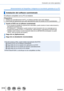 Page 310310
Conexión con otros aparatos
Almacenamiento de fotografías e imágenes en movimiento grabadas en\
 un PC
Instalación del software suministrado
El software compatible con su PC se instalará.
Preparativos • Verifique las especificaciones del PC y el sistema operativo para cada so\
ftware.
 •Cierre todas las aplicaciones que estén ejecutándose antes de insertar el DVD (suministrado).
1Inserte el DVD con el software suministrado • Si se muestra la pantalla de reproducción automática, puede mostra\
r el...