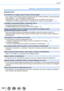 Page 345345
Otros
Preguntas y respuestas de solución de problemas
 ■Monitor/visor
El monitor/visor se apaga aunque la cámara está encendida.
 • Si no se lleva a cabo ninguna operación durante el periodo de tiempo \
definido, se activa [L
VF/Mon. 
auto. apagado] (→69) y se desactiva el monitor/visor.
 • Cuando haya una mano o un objeto cerca del sensor de ojo, es posible que\
 el modo de  visualización de monitor cambie al modo de visualización de visor \
sin su conocimiento.  (→

51)
La pantalla es demasiado...