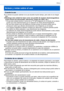 Page 355355
Otros
Avisos y notas sobre el uso
Cuando la use
 ●La cámara se puede calentar si se usa durante mucho tiempo, pero esto\
 no es ningún 
fallo.
 ●Mantenga esta unidad tan lejos como sea posible de equipos electromagné\
ticos 
(como hornos de microondas, televisores, juegos de vídeo, etc.).
 • Si usa esta unidad encima o cerca de un 
TV, las imágenes y/o el sonido de la misma 
puede que sean distorsionados por la radiación de ondas electromagné\
ticas.
 • No use esta unidad cerca de teléfonos móviles...