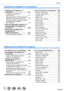 Page 99
Índice
Grabación de imágenes en movimiento
 ■Grabación de imágenes en 
movimiento ...................................... 215
Grabación de imágenes en  
movimiento 4K .................
........................217
Ajuste del formato, tamaño de imagen y 
velocidad de cuadros de grabación
 ......... 218
Ajuste del enfoque durante la grabación  
de imágenes en movimiento  
([AF continuo

])
 ....
 ..................................... 219
 ■Toma de fotografías mientras se  
está grabando una imagen en...