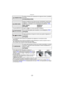 Page 32Preparación
- 32 -
•El ajuste [MODELO] está fijado en [ ] en el modo automático inteligente.
•La visualización del encuadre de la grabación de imágenes en movimiento es sólo 
aproximado.
•La visualización del encuadre de grabación puede desaparecer cuando se ajusta el zoom a 
Tele, dependiendo del ajuste del tamaño de imagen.
•No se puede usar durante el modo automático inteligente.
•Si hay algunas áreas saturadas en blanco, le 
recomendamos que compense la exposición hacia el 
negativo (P75)...