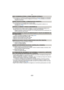 Page 202Otro
- 202 -
[ERR. EN MEMORIA INTERNA ¿FORMAT MEMORIA INTERNA?]
•
Este mensaje se visualizará cuando haya formateado la memoria integrada en el ordenador.> Formatee de nuevo la memoria integrada en la cámara.  (P38) Los datos en la memoria 
integrada se borrarán.
[ERROR TARJETA DE MEM. ¿FORMATEAR ESTA TARJETA?]
•
Es un formato que no se puede usar con esta unidad. > Formatee de nuevo la tarjeta con la cámara después de guardar los datos en un 
ordenador, etc. (P38)
[APAGUE LA CAMARA Y VUELVA A...