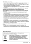 Page 7 (SPA) VQT5B59   7
-Si ve este símbolo-
Información sobre la eliminación en otros países no 
pertenecientes a la Unión Europea
Este símbolo sólo es válido en la Unión Europea.
Si desea desechar este producto, póngase en 
contacto con las autoridades locales o con su 
distribuidor para que le informen sobre el método 
correcto de eliminación.
 ■Cuidados para el uso • No use ningún otro cable de conexión USB a excepción del suministrado o un cable de conexión USB genuino de Panasonic (DMW -USBC1:...