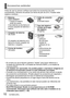 Page 1010   VQT5B59 (SPA)
Accesorios estándar
Antes de usar la cámara verifique que todos los accesorios han sido 
suministrados. Números de piezas con fecha de julio de 2013. Pueden estar 
sujetos a cambios.
Baterías
DMW-BMB9PP
 • Cargue la batería antes de usarla.
A las baterías se les llama en 
el texto paquete de baterías o 
batería.
Cargador de baterías
DE-A83B
Al cargador de baterías se le 
llama en el texto cargador de 
baterías o cargador.
Correa de hombro
VFC4453
Cable de conexión 
USB
K1HY08YY0031...