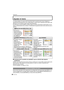 Page 28VQT1U3428
Preparación
Ajustar el menú
La cámara llega con menús que le permiten fijar los ajustes para tomar imágenes y 
reproducirlas precisamente como usted quiere y menús que le  capacitan para lograr más 
diversión con la cámara y para usarla más fácilmente.
En particular el menú [CONF.] contiene al gunos ajustes importantes relacionados con el 
reloj y la alimentación de la cámara. Compruebe los ajustes de este menú ante de usar la 
cámara.
∫ Funciones que no pueden ser ajustadas o que no obrarán...