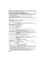Page 32VQT1U3432
Preparación
Lleve a cabo estos ajustes por si lo necesitase.
Acerca del menú de configuración
[AJUST RELOJ], [REPR. AUTO] y [AHORRO] son detalles importantes. Verifique sus 
ajustes antes de utilizarlos.

En el modo automático inteligente, es posible ajustar tan solo [AJUST RELOJ],
[HORA MUNDIAL], [BIP] y [IDIOMA].
Para los detalles sobre cómo seleccionar los ajustes de menú [CONF.], se refiera a 
P28.

Haga referencia a P26 para los detalles.
Para más detalles, remítase a P139.
Se remite a...