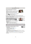 Page 51- 51 -
Básico
∫Cambiar la imagen visualizada mientras mantiene la reproducción zoom
Puede cambiar la imagen visualizada mientras mantiene la misma ampliación del zoom y 
la posición para la reproducción zoom.
Cambie al funcionamiento de selección de 
la imagen presionando el disco trasero 
durante la reproducción con zoom y 
seleccione imágenes tocando 
[]/[].
•Se puede también avanzar y rebobinar la imagen pulsando 
2/ 1 del botón cursor.
•La posición del zoom vuelve al centro en las imágenes a...