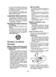 Page 26
- 6 - 

  Si  vous  court-circuitez  les  bornes  de la  batterie,  vous  risquez  de  causer des  étincelles,  de  vous  brûler  ou  de provoquer un incendie.
• Lors de l’utilisation de la batterie auto-nome,  assurez-vous  de  la  bonne  ven-tilation du lieu de travail.
Longévité des batteries autonomes
Les  batteries  rechargeables  ont  une longévité limitée. Si le temps de fonc-tion nement  devient  très  court  après la  recharge,  remplacez  la  batterie auto nome par une neuve.
Recyclage de...