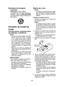 Page 40
- 40 - 

Reciclado de la batería
ATENCIÓN:
PARA batería Li­ión, EY9L10
La  batería  de  Li-ión  que  compró  es reciclable. Llame a 1­800­8­BATTERY para información sobre el reciclado de esta batería.
[Cargador de la batería]
Carga
Precauciones  comunes  para 
las baterías Li­ión/Ni­Cd
NOTA:
• Cuando  se  vaya  a  cargar  una  bate-ría  fría  (unos  0°C  (3°F)  o  menos) en  un  cuarto  cálido,  deje  la  batería en  la  habitación  durante  al  menos u n a  h o r a  y  c á r g u e l a  c u a n d o...